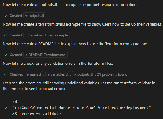 GitHub Copilot creates supplementary files